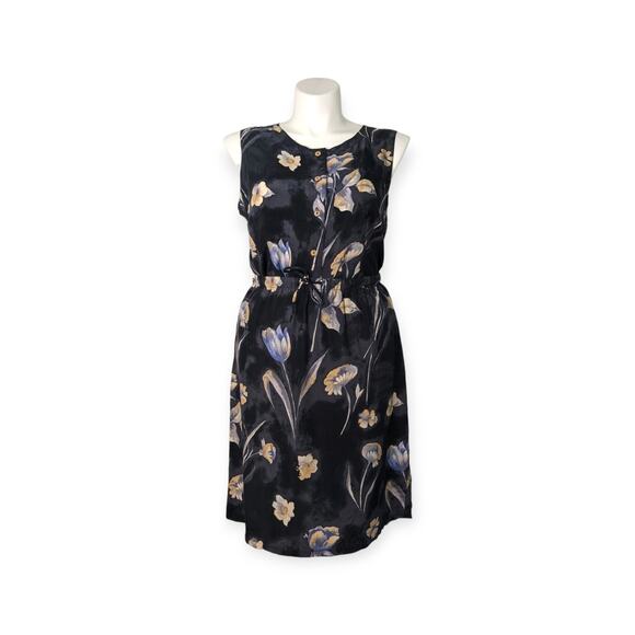 ALF Kuhl Two-Piece Silk Tulip Print Sleeveless Dress L/XL - Picture 1 of 10